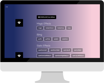 Efectos y animaciones CSS3 Magic Animation