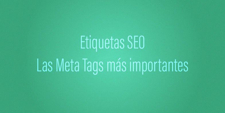 Etiquetas SEO
