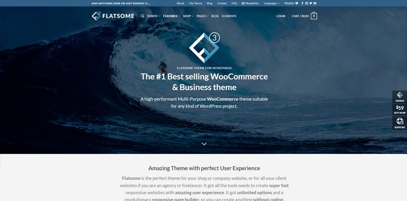 Flatsome Theme para wordpress