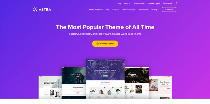 Tienda online wordpress con astra theme